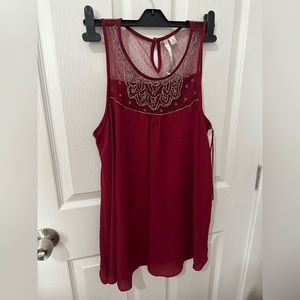 LC Lauren Conrad Medium Tank with Sequins